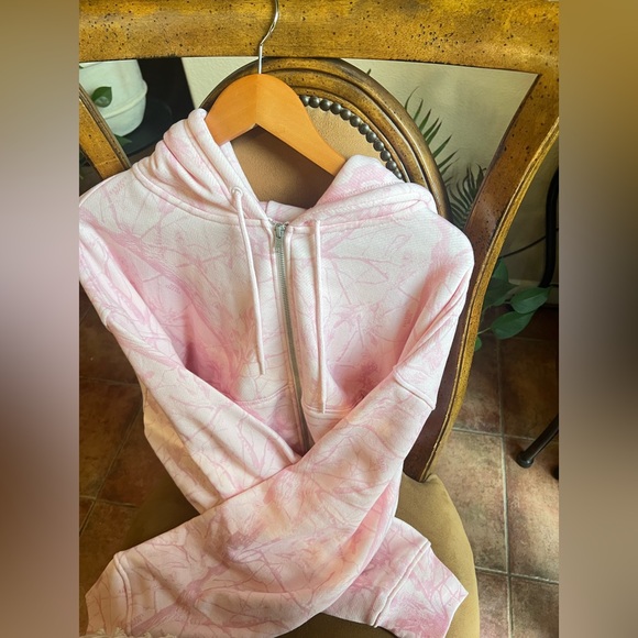 Pink bubblegum dairy boy zip up hoodie - Picture 2 of 6